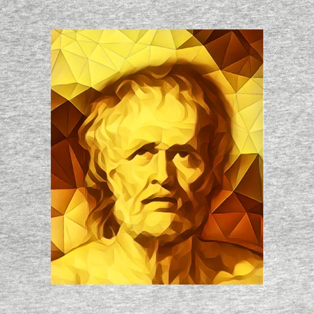 Lucius Annaeus Seneca Golden Portrait | Lucius Annaeus Seneca Artwork 9 by JustLit